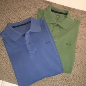 Men’s shirt sleeve Izod polo shirts
